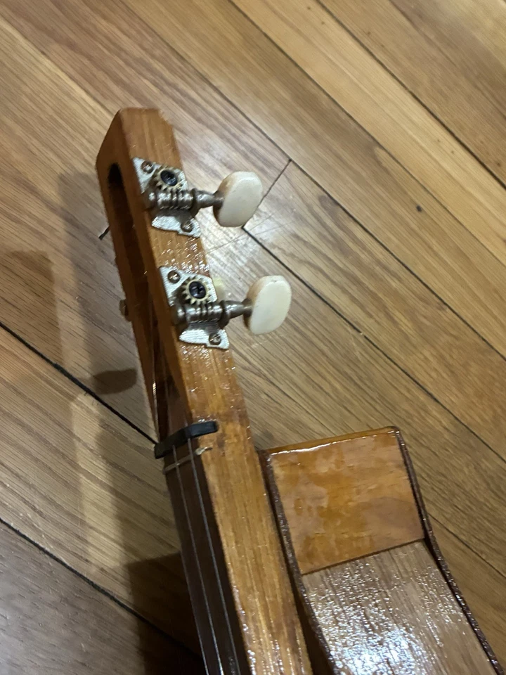 Dulcimer de 3 cuerdas vintage de los años 70 - instrumento antiguo - raro Foto 3 de 4