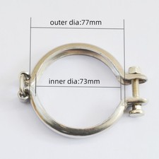 Turbo V-band Clamp 73mm 2.87 For Toyota Bmw Saab Ct2 Ct9 Td04 Td04hl