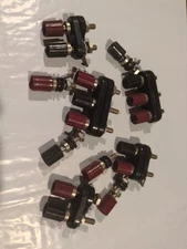 Lot of Terminal Connector Binding Post Banana Plug Jack Single Double & Triple