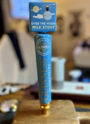 Guinness Over The Moon Milk Stout - Tap Handle 11.5  NEW