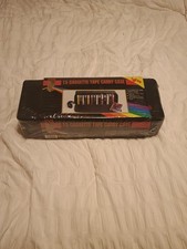 Vintage Black CVS 15 Cassette Tape Carry Case, Zip Closure, Portable, New 