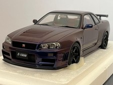 ミニカー AUTOart NISMO R34 GT-R Z-tune 77464 1/18 Nissan Skyline GT-R (R34) Z-Tune Nismo 2002 Midnight Purple
