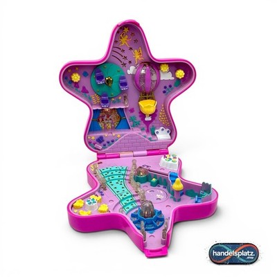 Polly Pocket Bluebird 1993 Fairy Light Wonderland mit Licht & 2 Figuren - Stern