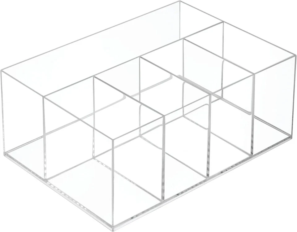 iDesign 5 Compartment Plastic Bathroom Storage Organizer, The 5 Section  - Image 2 of 4