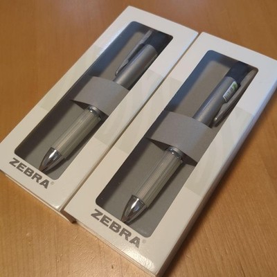 ZEBRA Mechanical Pencil and Ballpoint Pen, Boxed, Set of 2