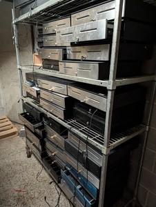 Micros APG JD030-8A-BL1816C Series 4000 Cash Drawer, Dual Media Slots