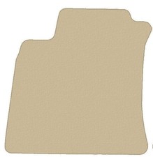 Velour FAHRER Fußmatten für Hyundai Ioniq 2016-2019, Beige x14 Rand