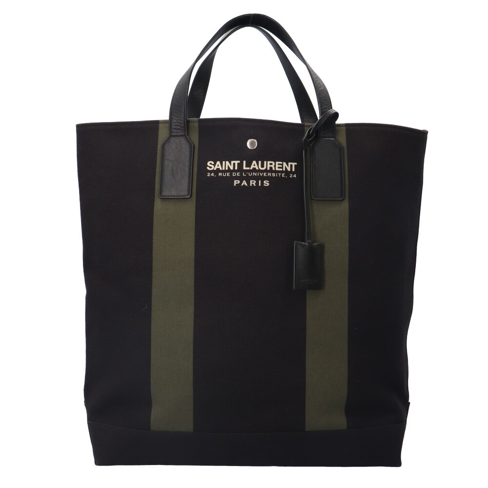 Saint Laurent Canvas East West Beach Shopping Tote Bag GUE415718