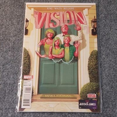 Vision #1 VF/NM 2016 Tom King 1st App of Vision Family Virginia, Vin & Viv