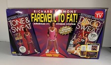 Richard Simmons Farewell To Fat Program VHS - Exercise Band Cassette Vintage