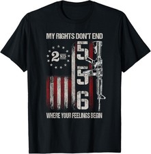 2nd Amendment Feelings America USA Patriotic Funny Tee Gift Unisex T-Shirt