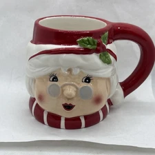 Celebrate It Mrs. Santa Claus Mug Cup Christmas Holidays ceramic