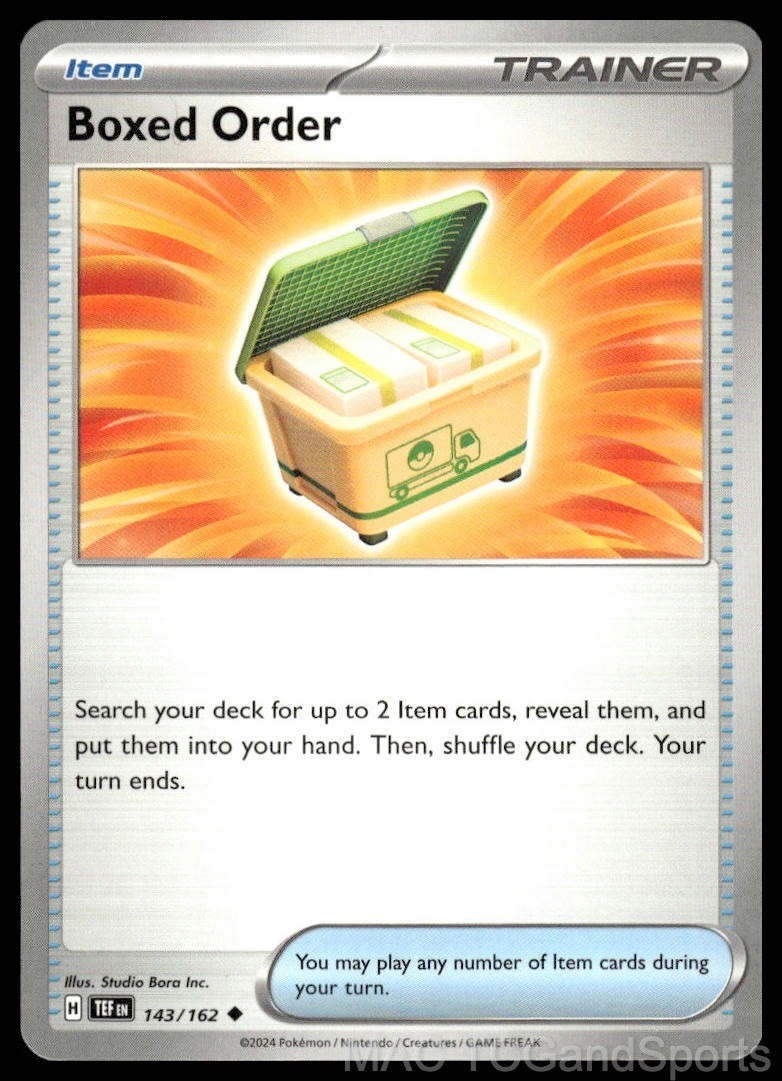 Boxed Order 143/162 Temporal Forces Pokemon TCG NM