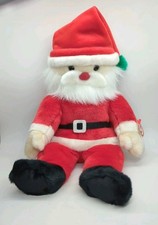 Christmas SANTA 16" Ty Beanie Buddy 2000 with Tag Plush