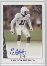 2021 Leaf Ultimate Draft 1990 Leaf Auto 32/99 Paulson Adebo #BA-PA1 Auto 0i1l