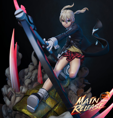 1:6 Maka Soul Eater Fan Art UNPAINTED High Quality Garage Kit