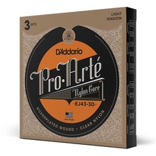 D'Addario Pro Arte Nylon Classical Guitar Strings Light Tension Warm Tone