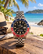 Rolex GMT-Master 1675 Pepsi 40mm 1972 Jubilee Bracelet w/ Authentic Rolex Box