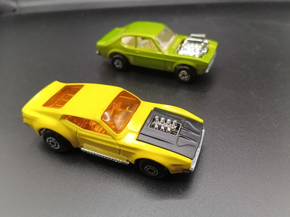 老式火柴盒 Rolamatics Hot Rocker & Superfast Boss Mustang 批量 Lesney — 第 2/4 张图片