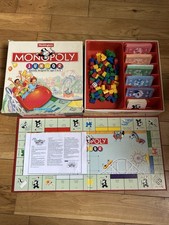 Waddingtons Monopoly Junior Amusement Park Board Game 1990s 2-4 Players 5-8