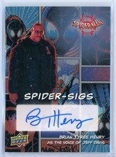 2022 UPPER DECK MARVEL SPIDER-MAN BRIAN TYREE HENRY JEFF DAVIS AUTO 1:8000 SSP