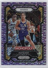 2024 Panini Prizm Monopoly WNBA Millionaire Purple Shimmer /50 Kia Nurse 1ao0