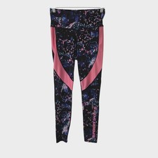 SuperDry Sport Leggings Yoga Pants Gym Running Pockets Bright Multicolor 6 NEW