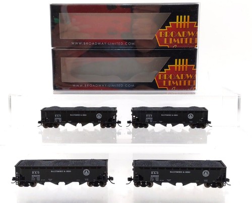 Broadway Limited 7421 N B&O ARA 70 toneladas paquete de tolva cuádruple B (paquete de 4) LN/caja | Zustand: Used