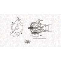Magneti Marelli Lichtmaschine Generator 70A Passend FüR Toyota Hiace Hilux |