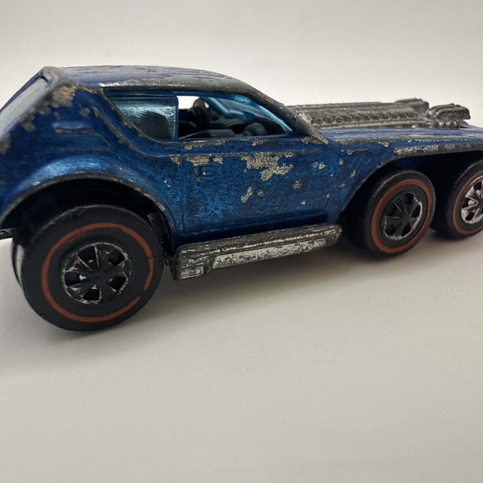 🚙 Vintage 1971 Hot Wheels Redline “Open Fire” – Blue – Made in Hong Kong 💙🔥