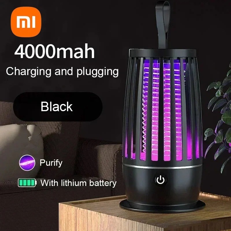Mosquito Killer Lamp Electric Rechargeable Zapper Bug Fly Insect Trap UV Light
