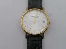 Vintage Hamilton Masterpiece Quartz Mens Watch w/ Date Working