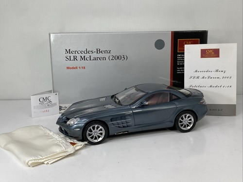 1/18 CMC 2003 Mercedes_Benz SLR McLaren Grey M-045C AWESOME Look CLoser