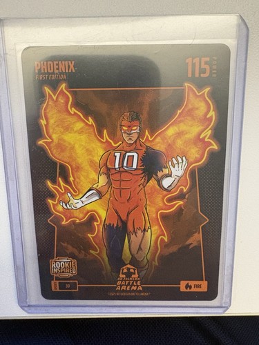 Bo Jackson Battle Arena Alpha Update Phoenix Orange Battlefoil Bo Nix Card