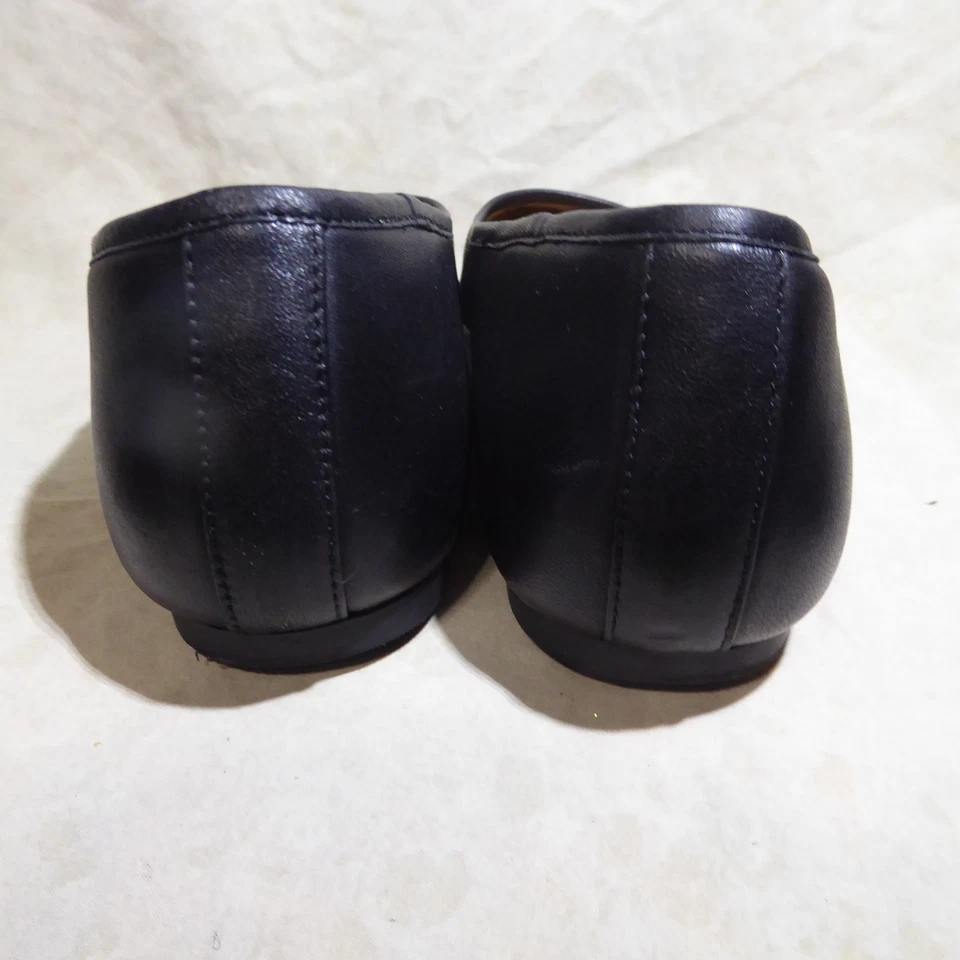 🩰 Vionic Cushioned Ballet Flats sz 8 M Black Leather; Removable Comfort Insoles - Image 3 of 4