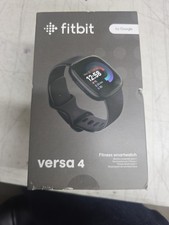 Fitbit Versa 4 Smartwatch - Graphite w/ Black...