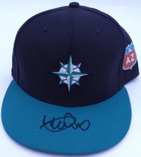 Ichiro Suzuki Signed 2016 Spring Training Hat Seattle Mariners IS Holo