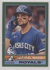 2025 Topps Heritage Dark Green Border Michael Massey #99 1ii9