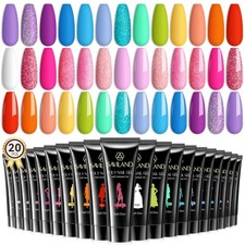 SAVILAND Hema-Free Poly Gel Nail Colors: 20 Colors Kit