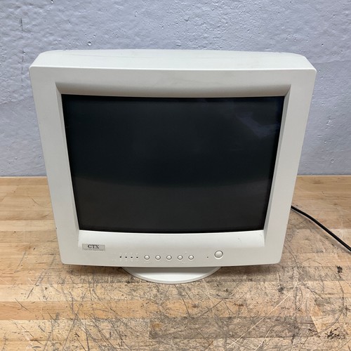 Vintage Gaming CTX PL7A 16" CRT VGA Computer Monitor 1999 Tested Working