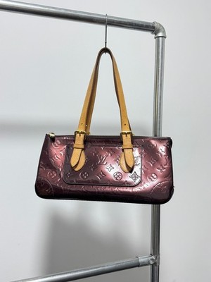 Louis Vuitton Monogram Vernis Cherry Red Patent Leather Underarm Bag Duty Paid