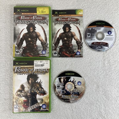 Prince of Persia: Warrior Within & Two Thrones (Microsoft Xbox) 2 Game LOT