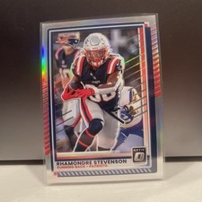 Rhamondre Stevenson 2025 Donruss Optic #51 Holo