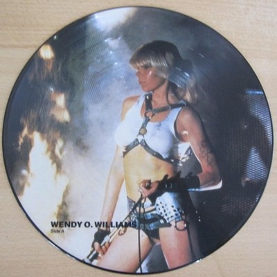 Wendy O. Williams WOW Picture Disc, rar, 1984, sehr gut erhalten