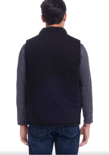 Heritage Workwear Products Weatherproof Men's Sherpa Collar Quilted Lined Vest M - Picture 3 of 8