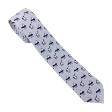 Bombora ties Light gray tie with Big Foot going skiing and snowboarding