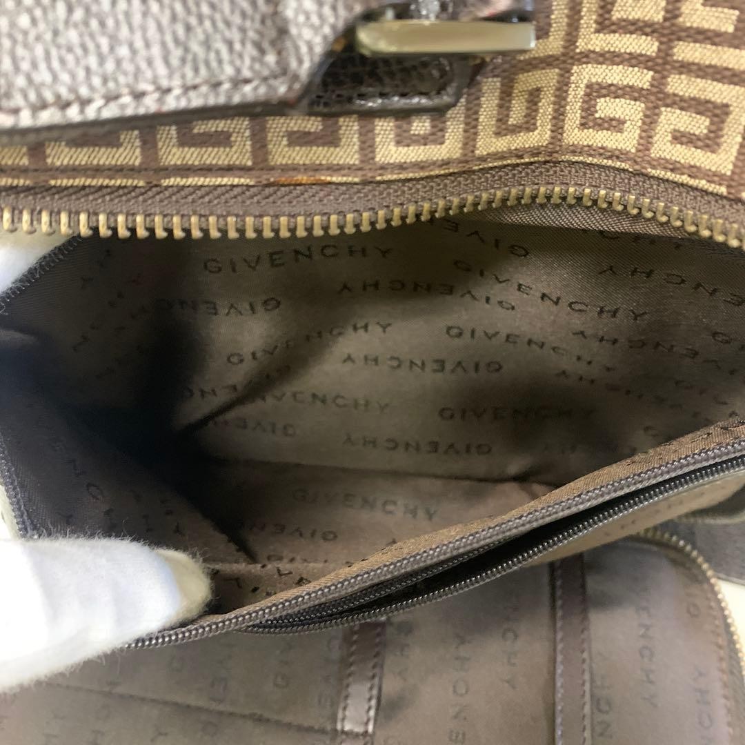 Givenchy Shoulder Bag Canvas Brown Authentic F0210402 thumbnail 12