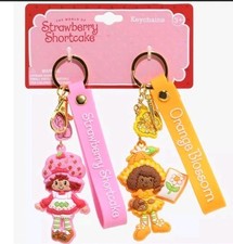 Strawberry Shortcake Orange Blossom Best Friend Keychain Set New