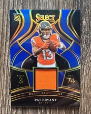 2025 Select Pat Bryant #DSM-PBT Draft Selections Memorabilia Blue Prizm (MEM RC)