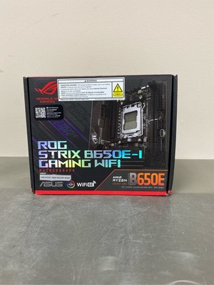 ASUS ROG Strix B650E-I Gaming WiFi AMD B650 AM5 Ryzen  Desktop 9000 8000 & 700 1